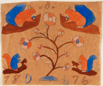 Four Squirrels by American School